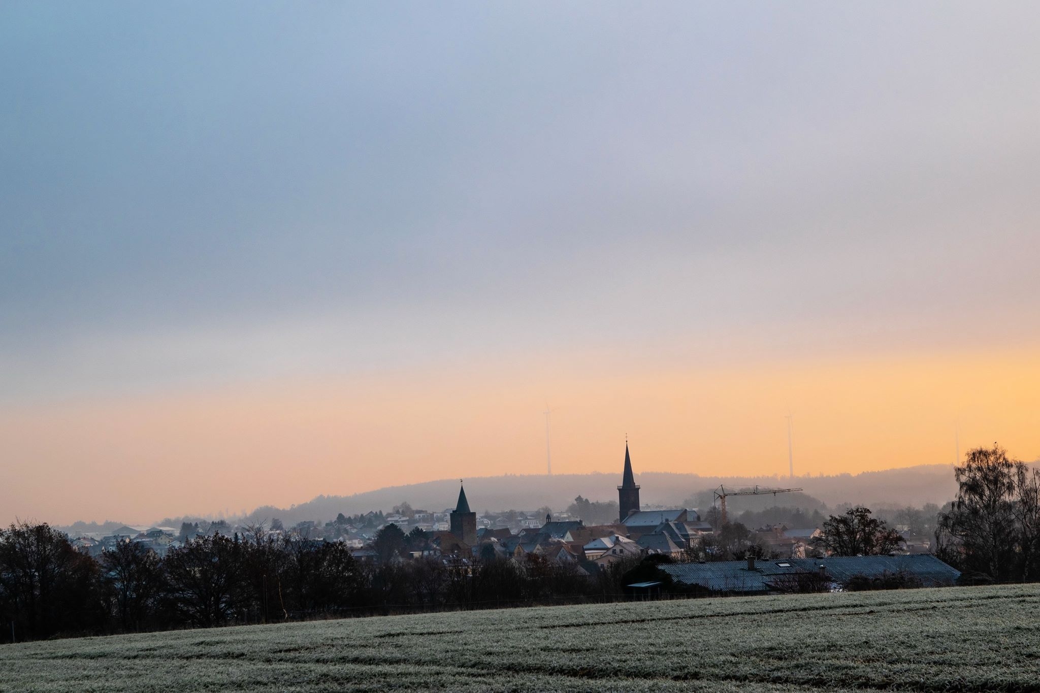 Ansicht Grünberg Winter