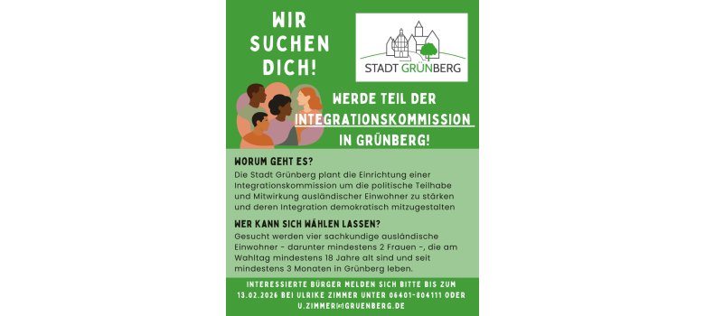 für die Integrationskommission in Grünberg! - 1