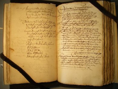 Stadtgerichtsbuch, 1565/1576 (Bestand 1 Grünberg A: Abt. X, Konv. 1, Fasz. 2) Stadtgerichtsbuch, 1565/1576 (Bestand 1 Grünberg A: Abt. X, Konv. 1, Fasz. 2)